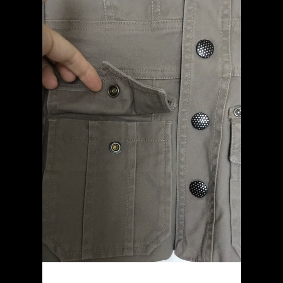 DIESEL Army Military FIELD SAFARI Jacket XS Classic 97% Cotton Denim pockets - Picture 6 of 12